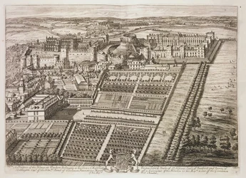 Château de Windsor, gravé par Johannes Kip